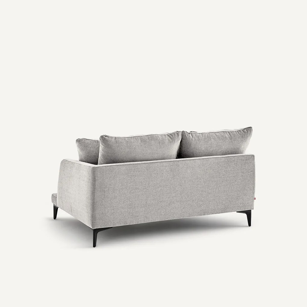 Halve bank, 2zit van polyestermix, MODERNISTE