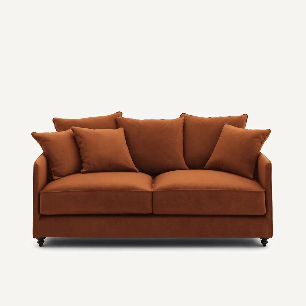 Omvormbare compacte bank in fluweel, Lazare