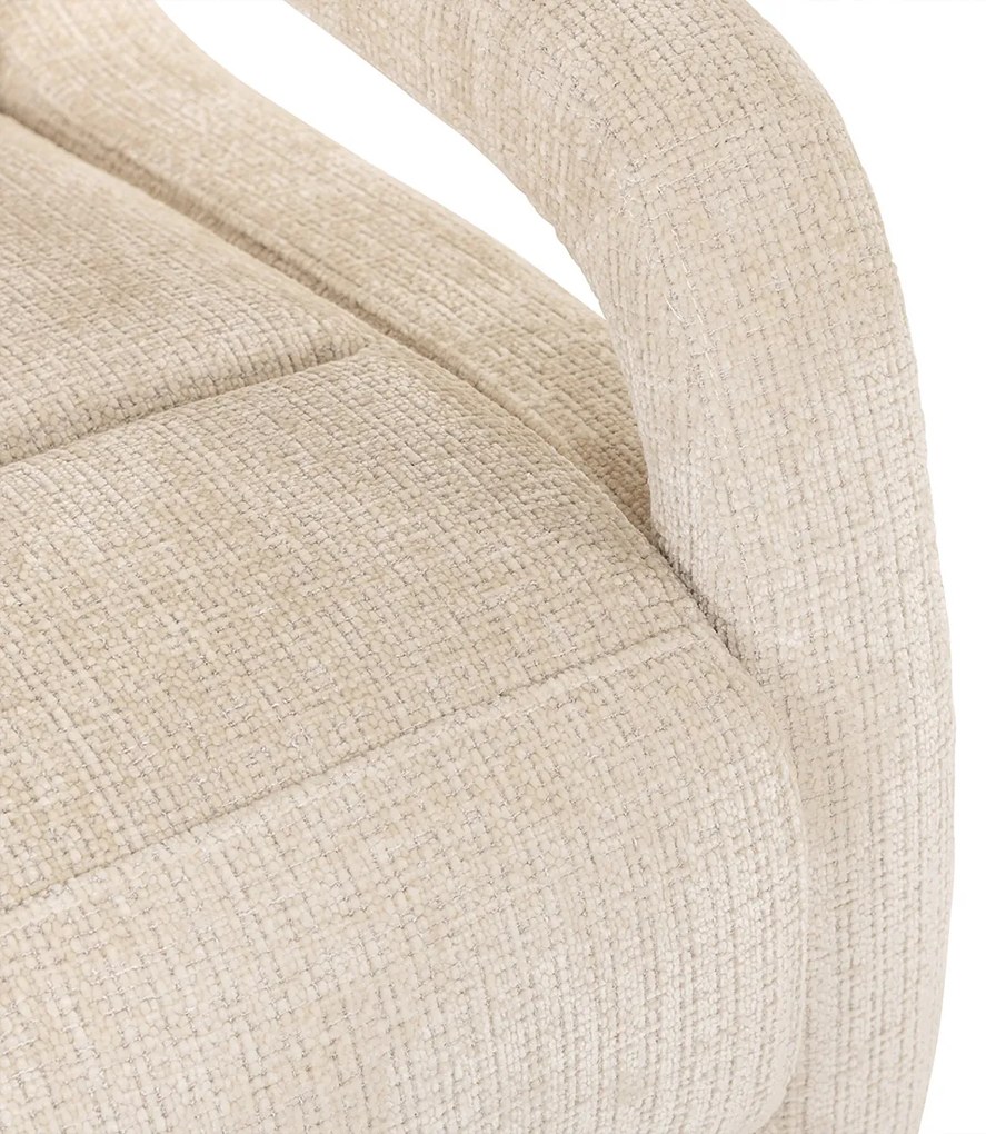 Richmond Interiors Denvi Relaxfauteuil Modern Beige Chenille