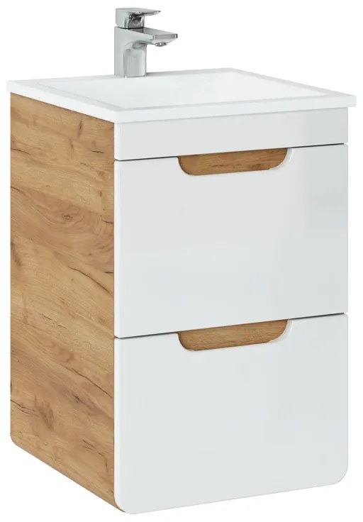 Comad Aruba White 823 FSC onderkast 40cm eiken/wit