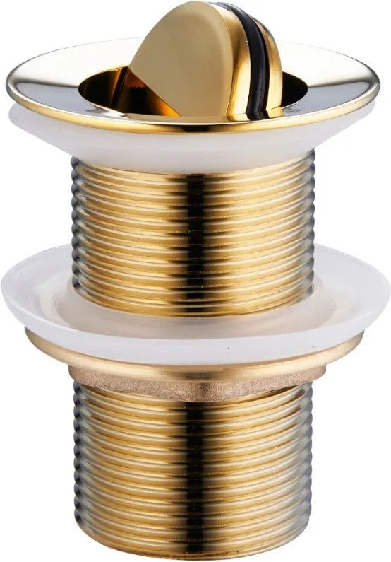 Mexen draaibare klik-klak afvoerplug, goud - 79913-50