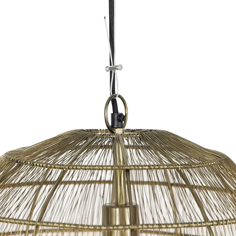 Moderne hanglamp messing 42 cm - Bolti