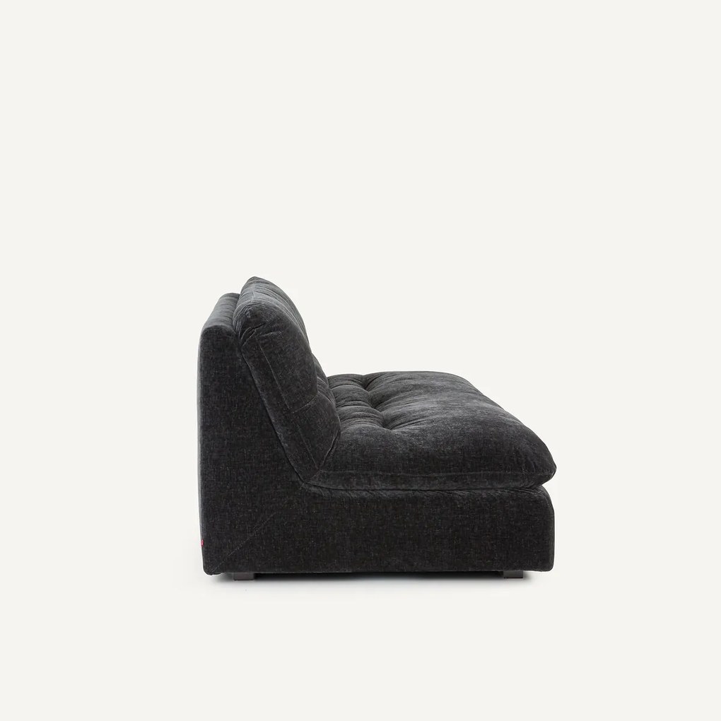 Modulaire 3-zits bank in chenille fluweel, Giuliano