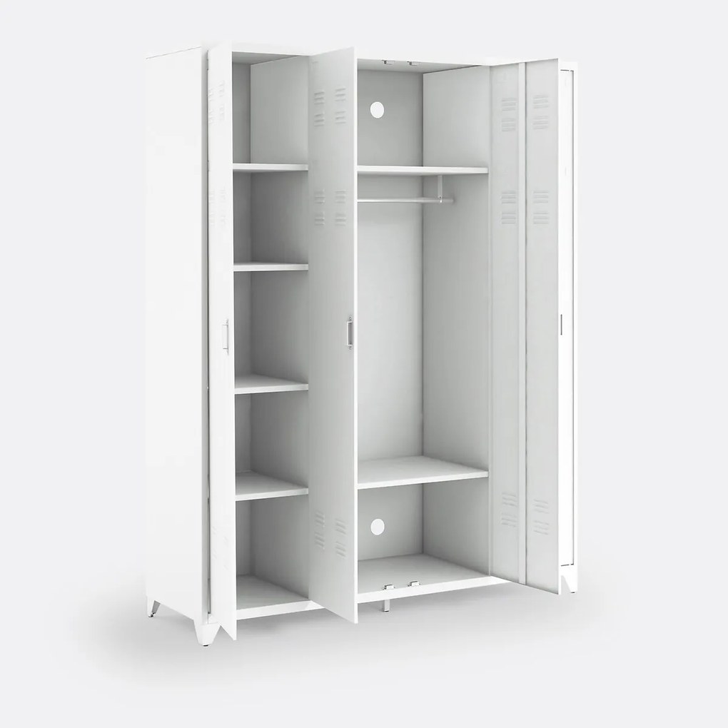 Metalen kast, 4 deuren, Hiba