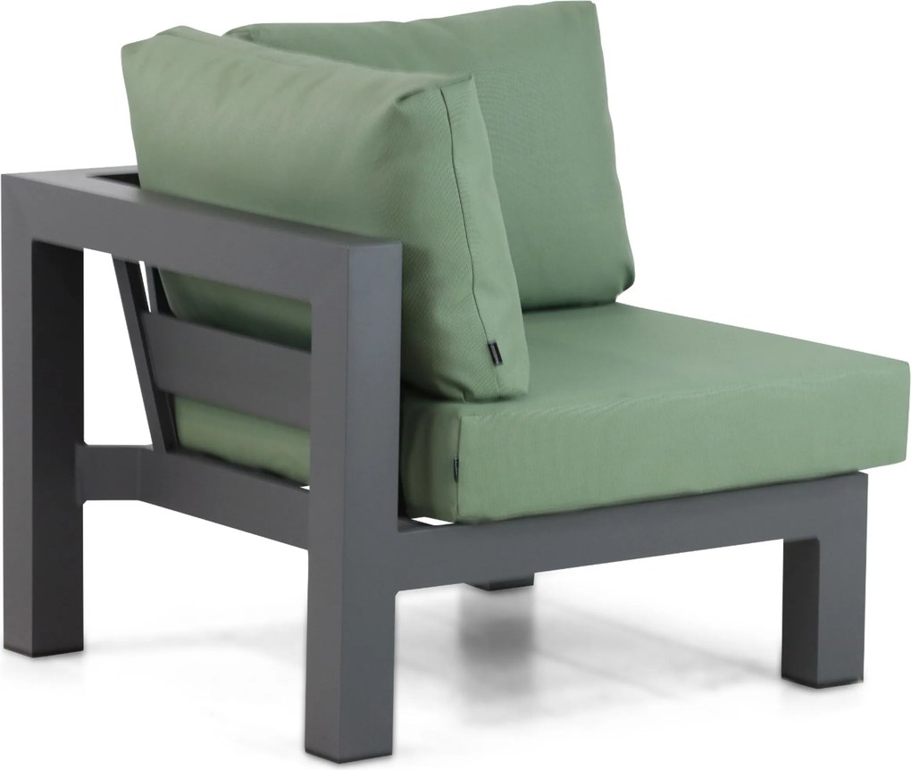 Hoek loungeset 6 personen Aluminium Grijs Lifestyle Garden Furniture Luca