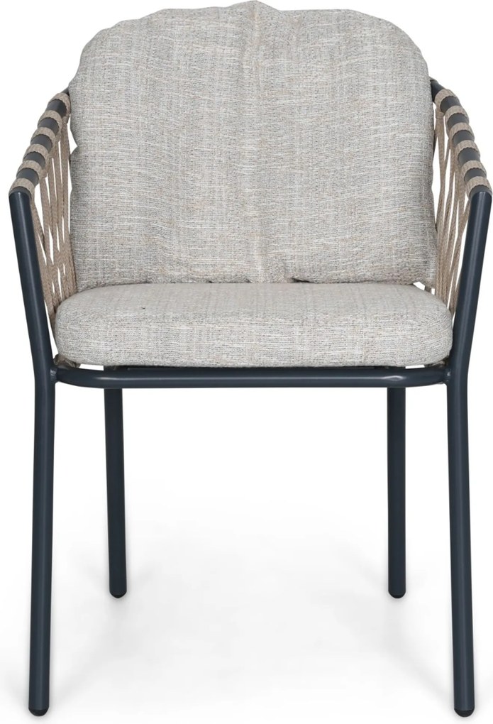 Tuinstoel Rope Grijs-antraciet Lifestyle Garden Furniture Morano