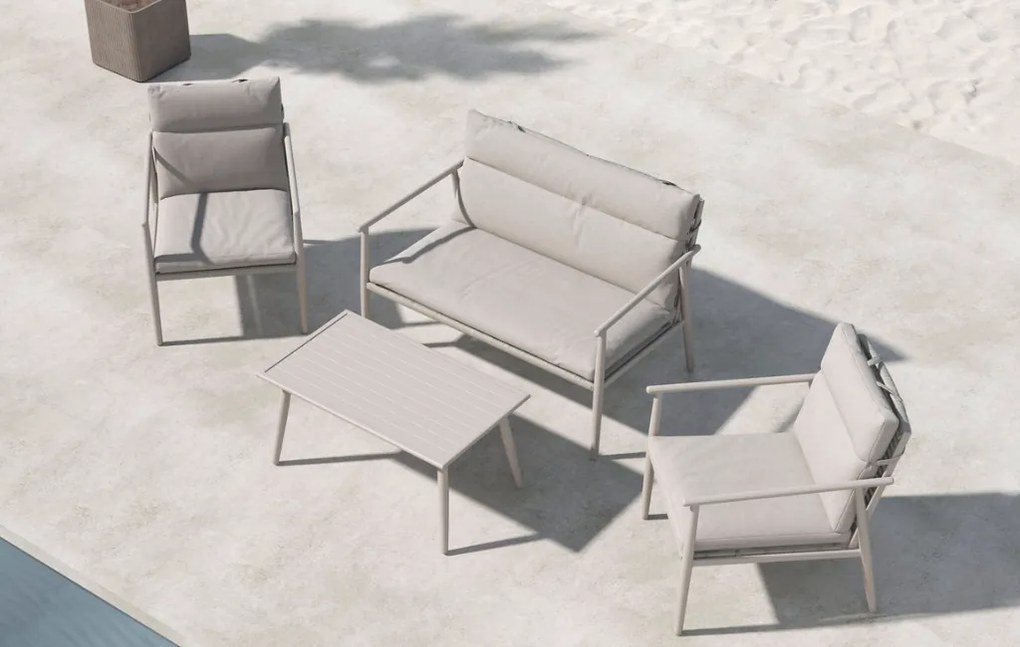 The Outsider Stoel-bank-tafel-loungeset-mees-beige-the-outsider