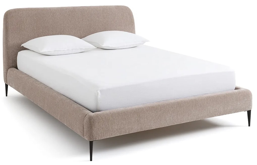 Fluwelen bed met bedbodem, Oscar design E. Gallina