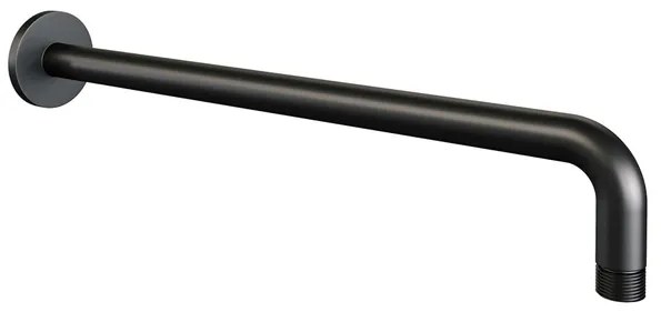 Brauer Black Edition Wandarm - gebogen - 40cm - mat zwart 5-S-5504