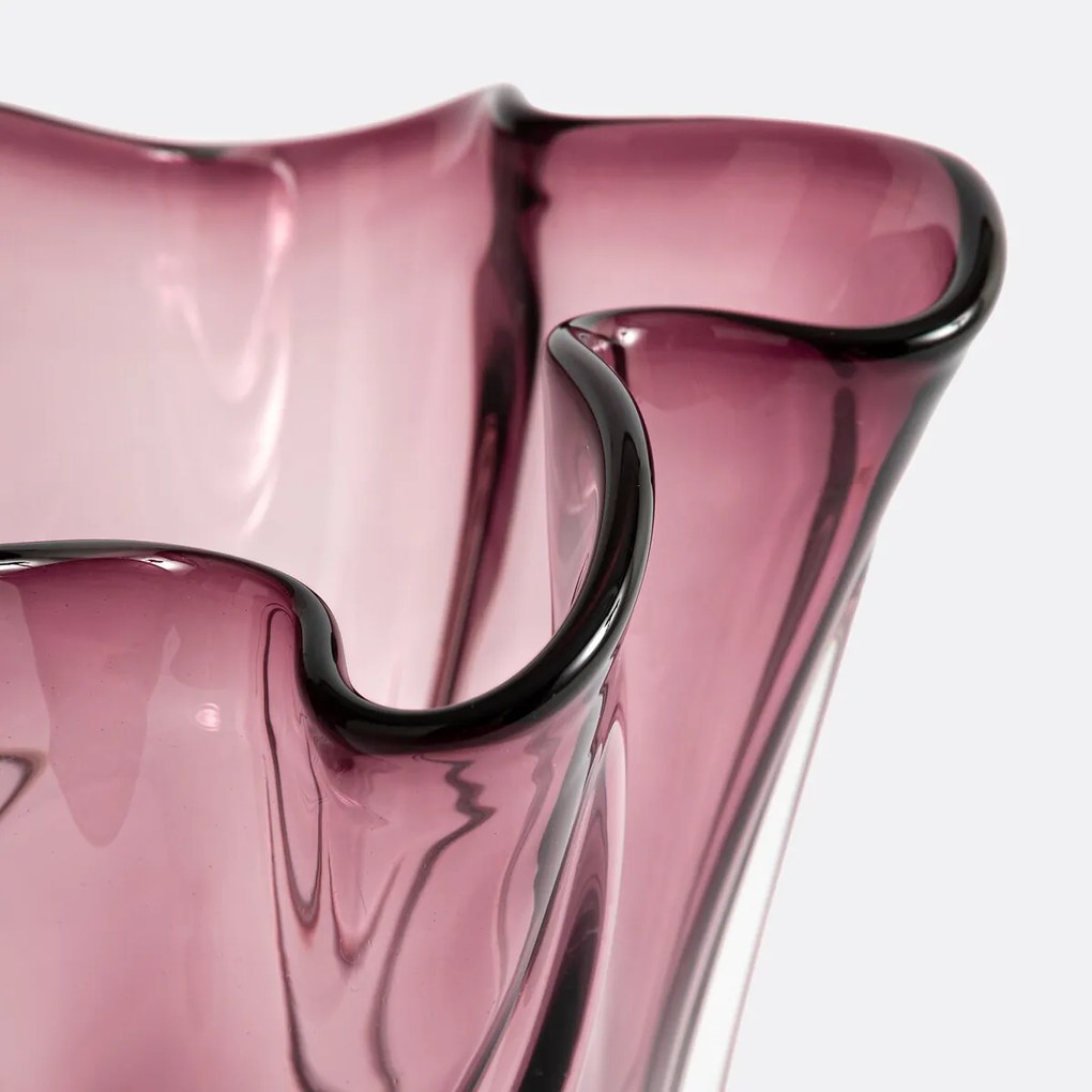Vaas in glas H25 cm, Oralia
