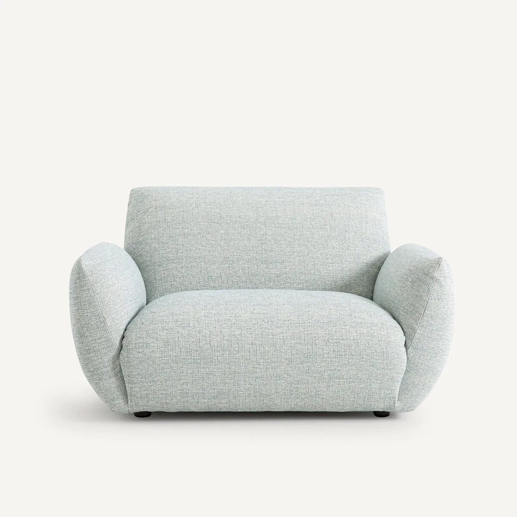 Fauteuil in canvas stof, Spogano
