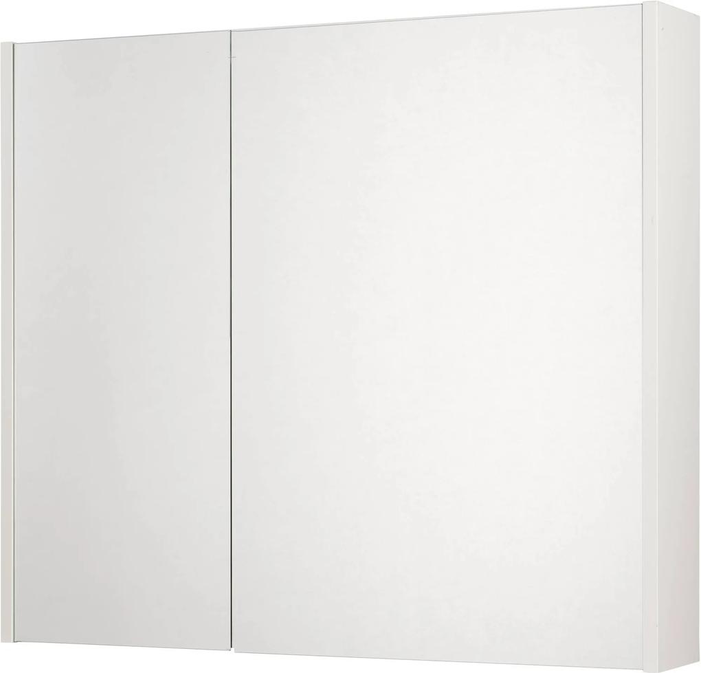 Salto Spiegelkast 2 deuren 80cm Glanzend wit