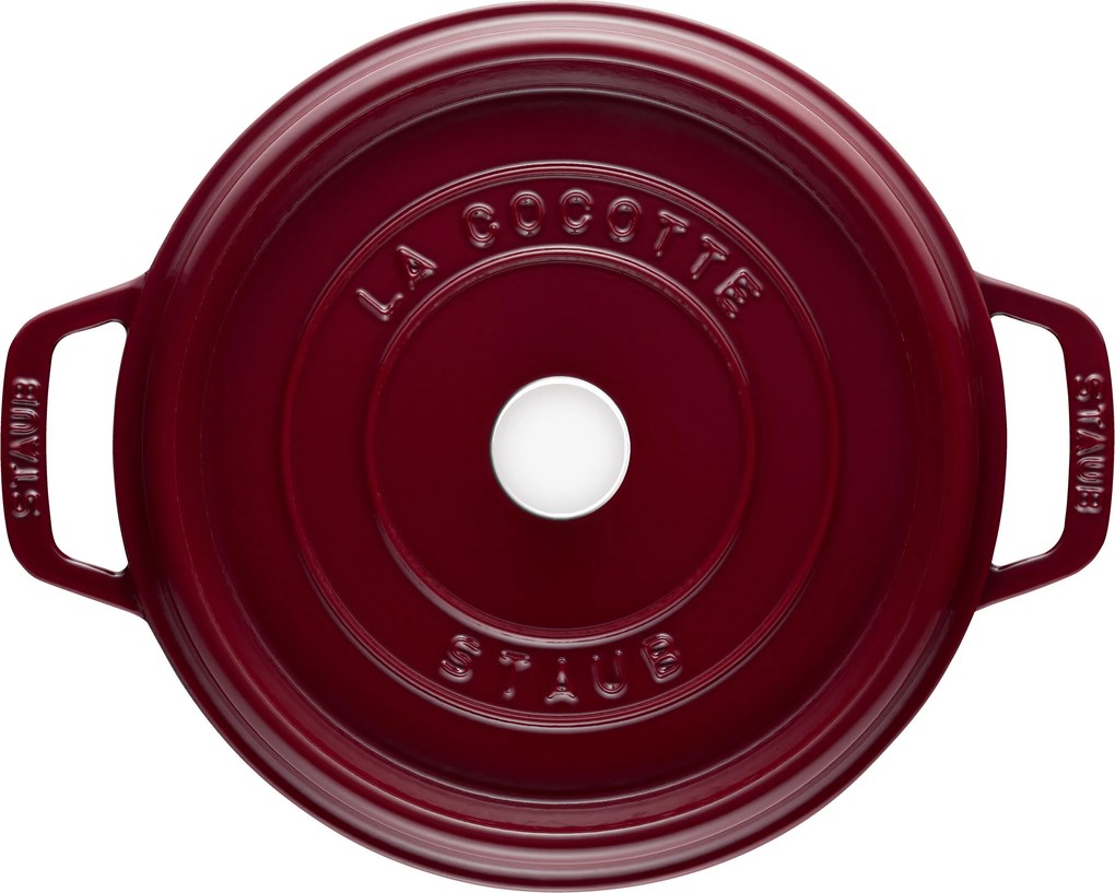 Staub La Cocotte Cocotte 28 cm / 6,75 l, Rond, Bordeaux - La Cocotte - Staub