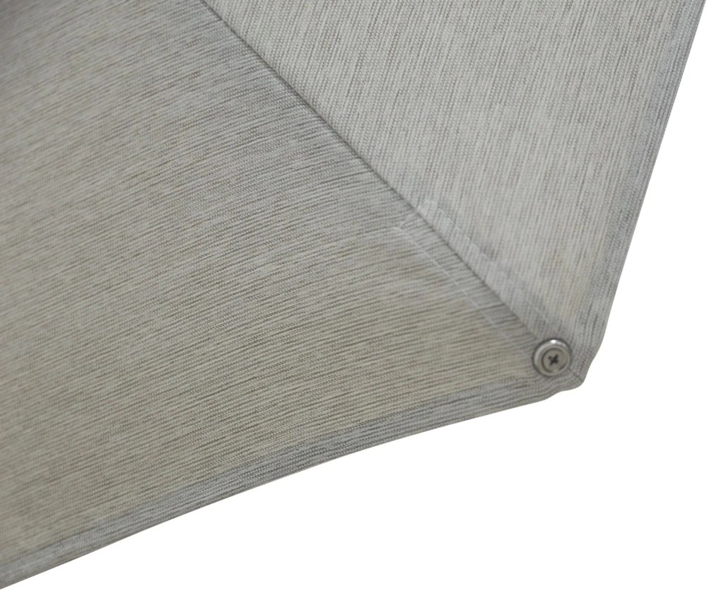 Zweefparasol  3.5m S2 Excellent (incl. voet + hoes) Taupe-naturel-bruin Camello Luna