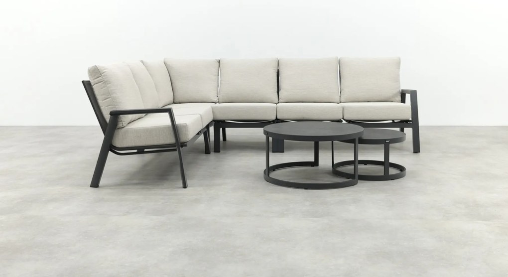 Lagos/Rhodos loungeset - hoekbank - links & rechts