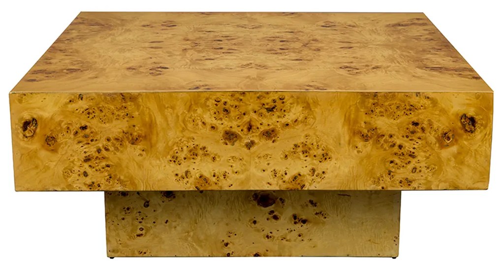 Dutchbone Quinn Vierkante Salontafel Naturel - 90 X 90cm.