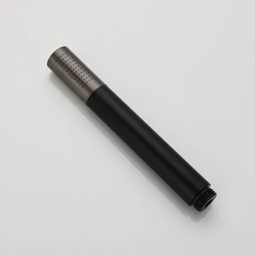 Saniclear Iron Pro glijstangset met staafhanddouche verouderd ijzer - gunmetal