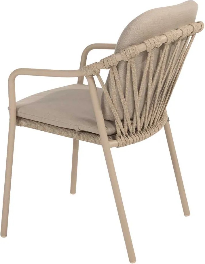 Taste by 4 Seasons Manitoba stapelbare tuinstoel - latte