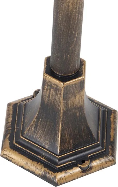 Klassieke lantaarn antiek goud 122 cm IP44 - Capital