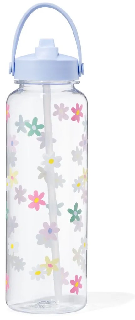 HEMA Waterfles XXL 1150ml Bloemen