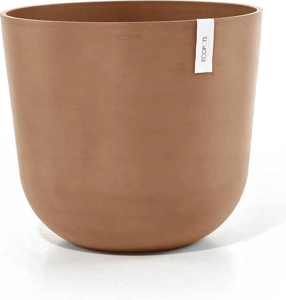Ecopots bloempot Oslo 55  - Rond - Terra - Diameter 55 x H48,5 cm