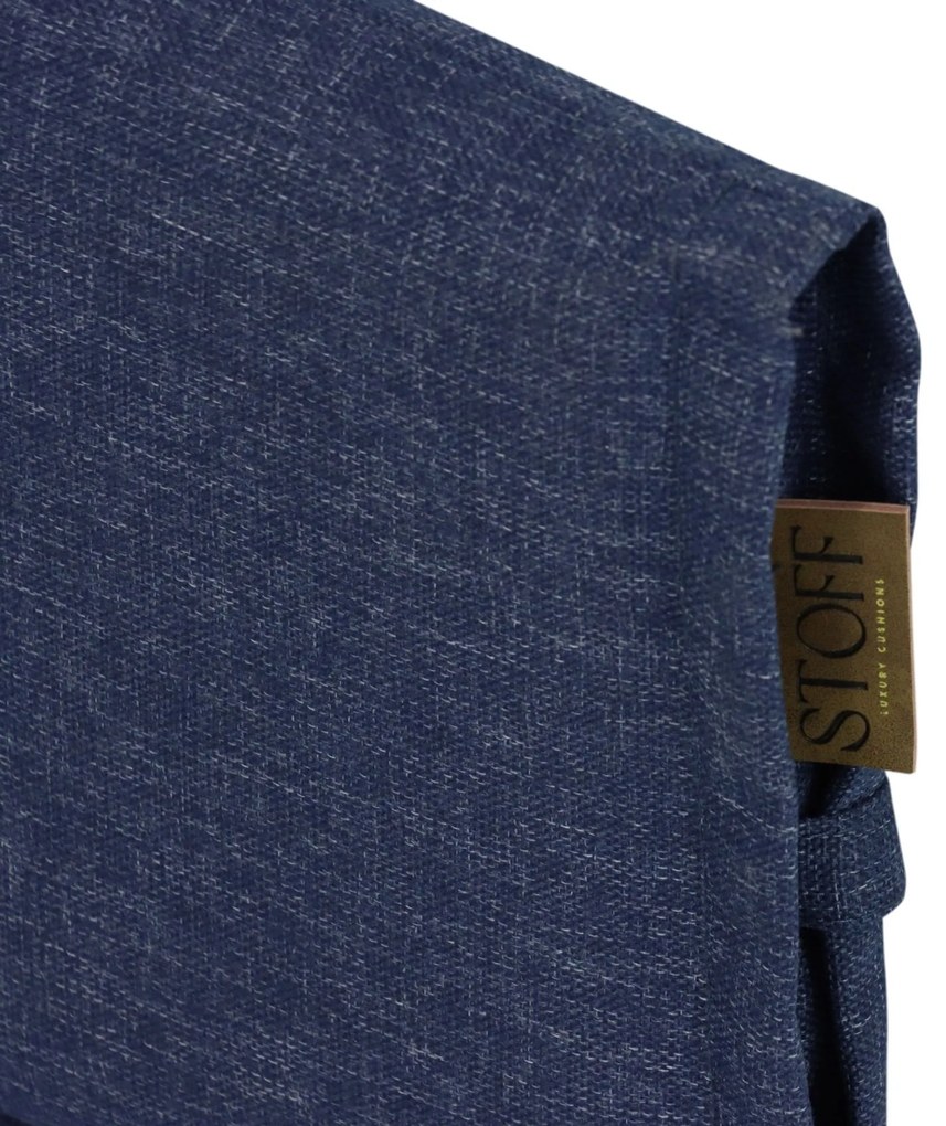 Stoff Yua Standenkussen Polyester Blauw