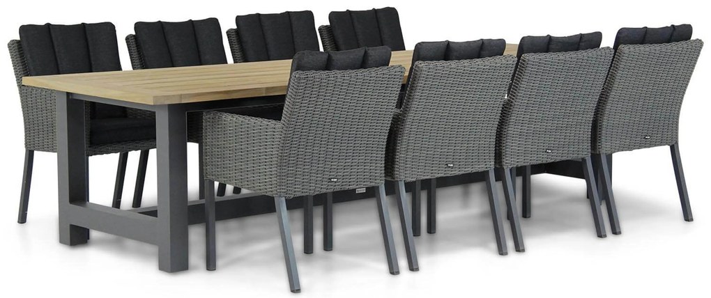 Tuinset 8 personen 300 cm Wicker Grijs Garden Collections Oxbow/San