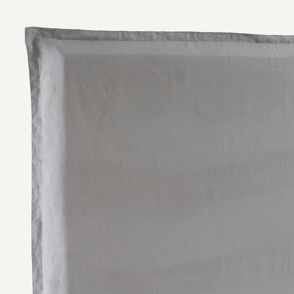 Hoes van gewassen linnen voor hoofdbord, hoogte 135 cm, SANDOR