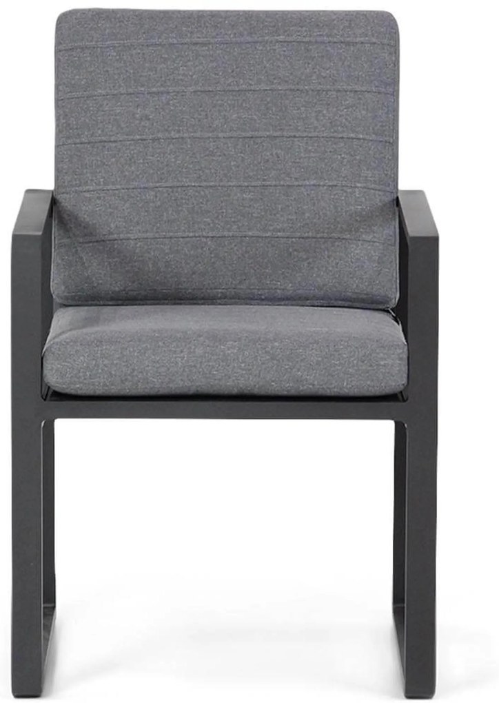 Tuinset 4 personen 90 cm Aluminium Grijs Santika Furniture Santika