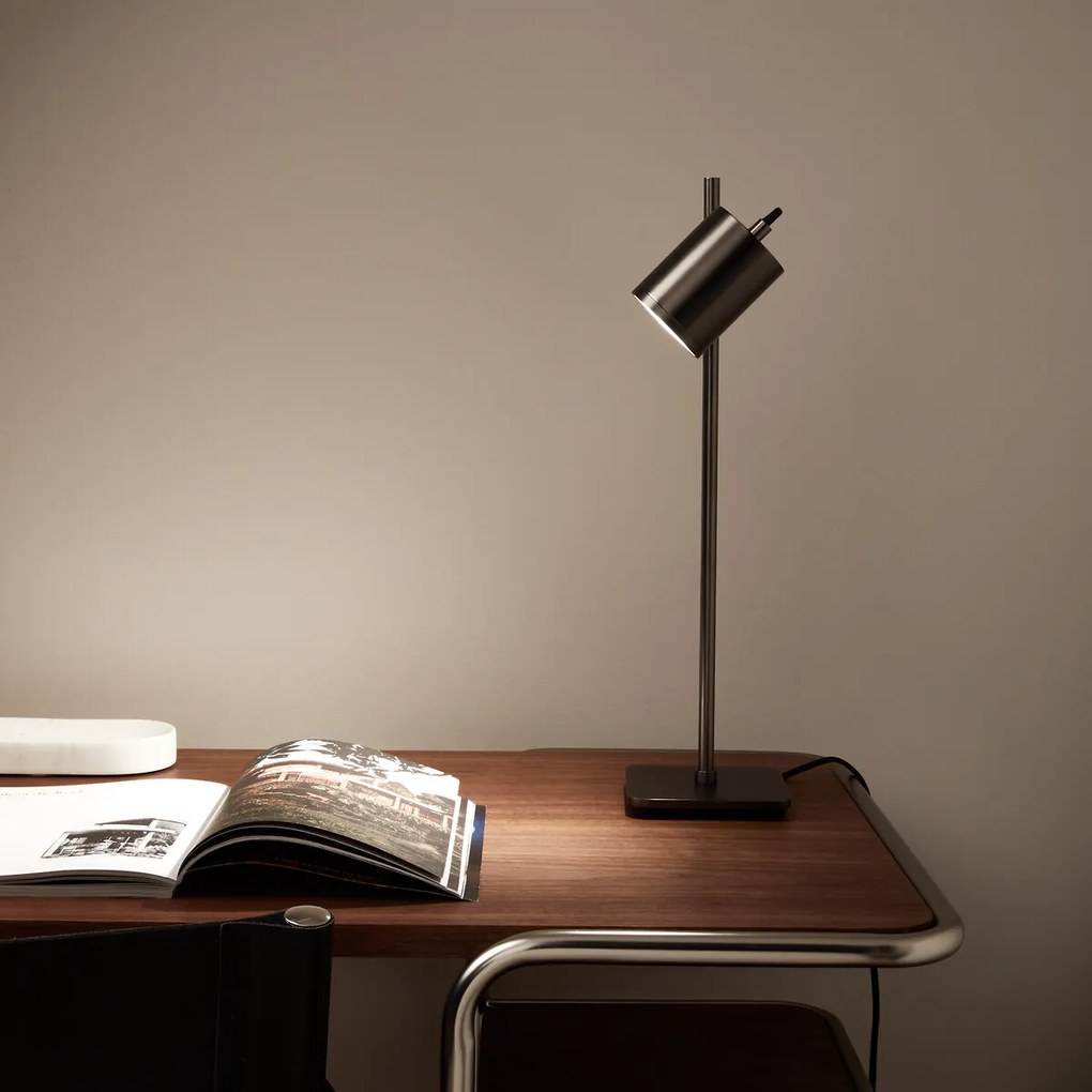 Verstelbare spot lamp met grafiet afwerking, Girevole