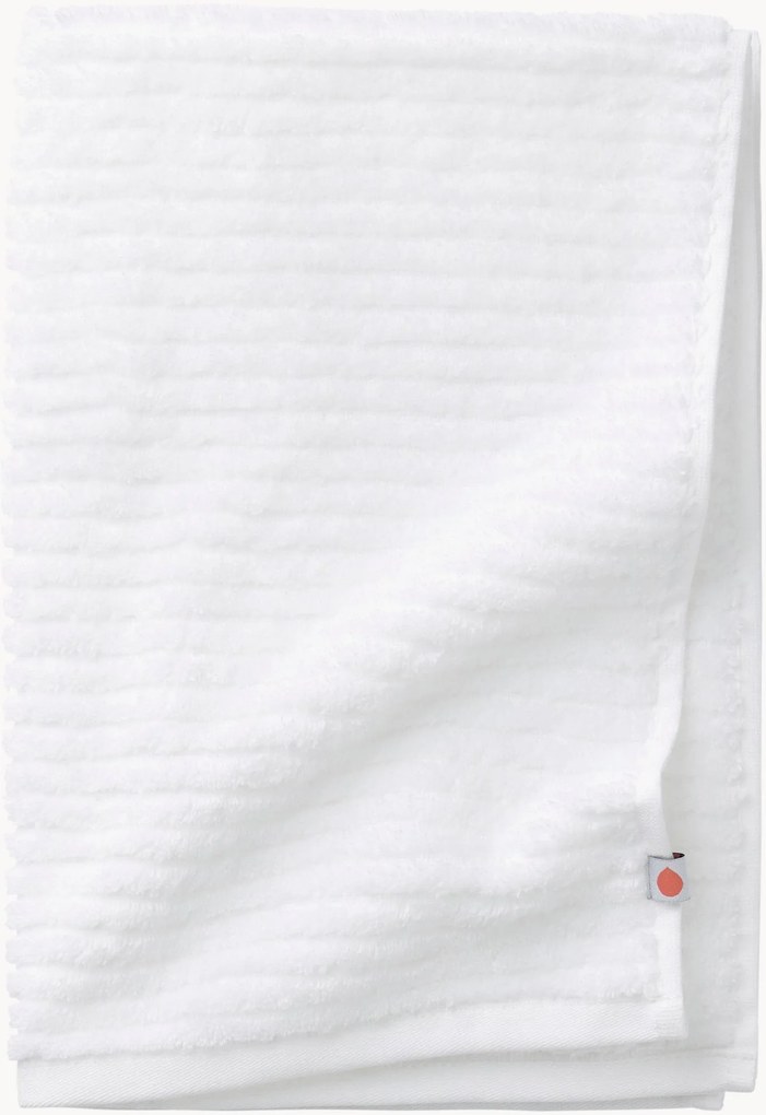 Geribde katoenen handdoek Supersoft