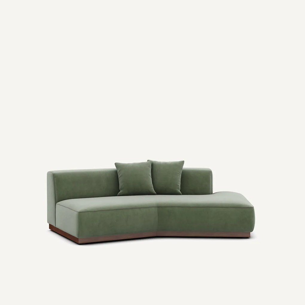 Rechte halve zetel in fluweel, JACOPO