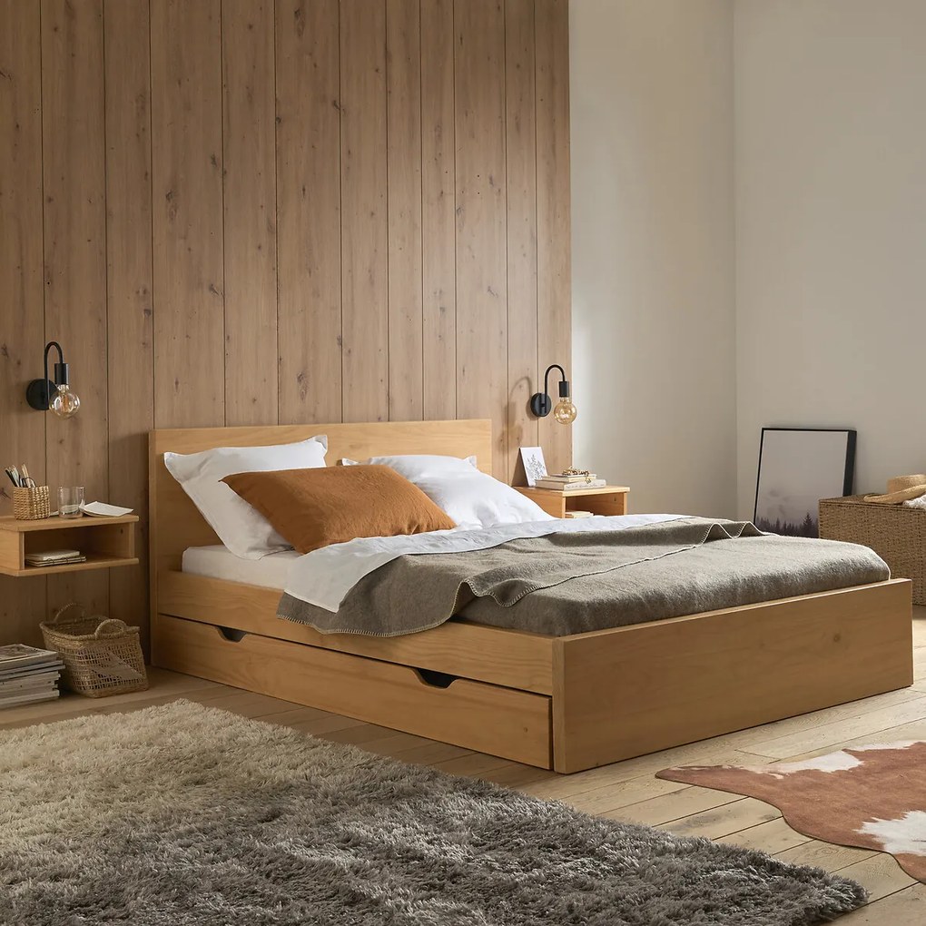 Opberglade met wieltjes voor onder bed, Jalun