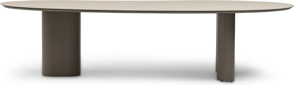 Dining Tuintafel Organische tuintafels 300 x 120 cm Zand/Beige Weave
