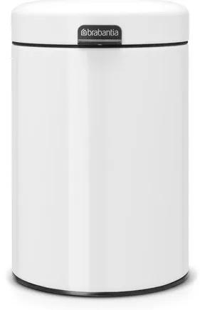 Brabantia NewIcon Afvalemmer - 3 liter - wand - kunststof binnenemmer - wit 115523