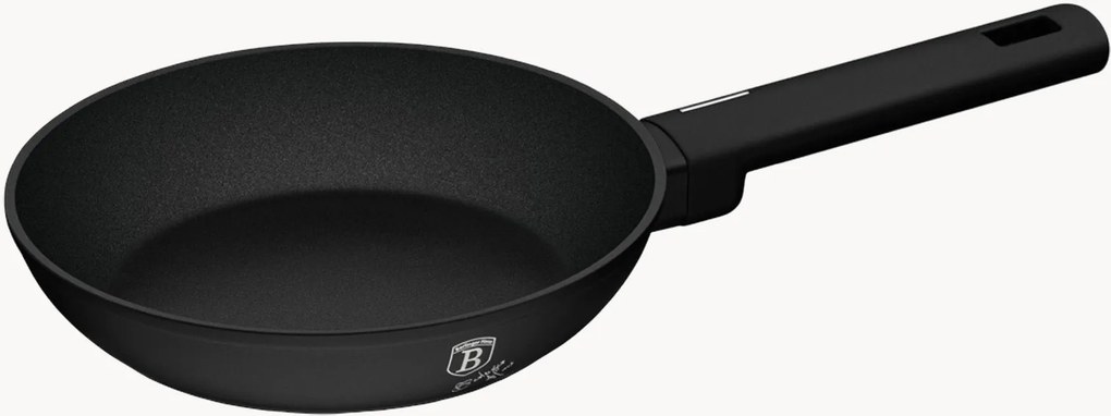 Braadpan Matte Black met antiaanbaklaag, in verschillende formaten