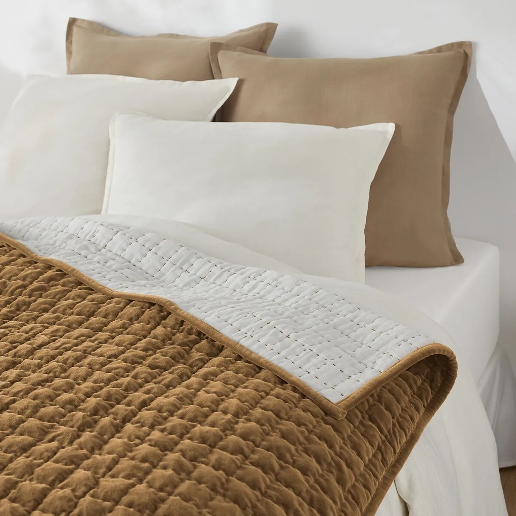 Gematelasseerd dekbed in katoenfluweel, Paulette