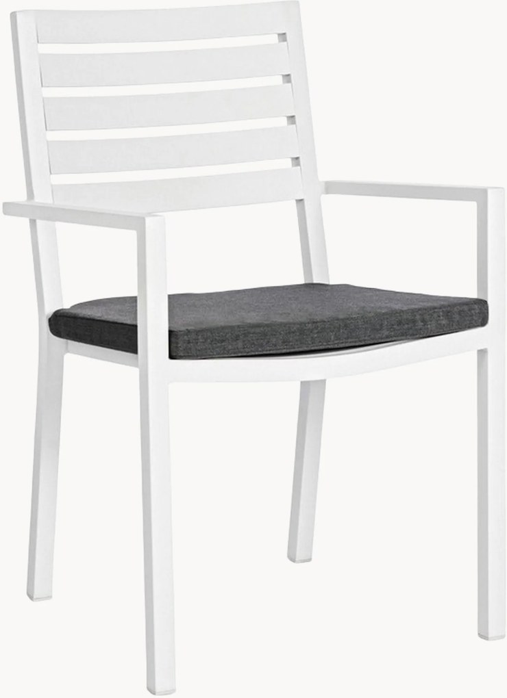 Tuin eetstoelen Helina met armleuning, set van 4