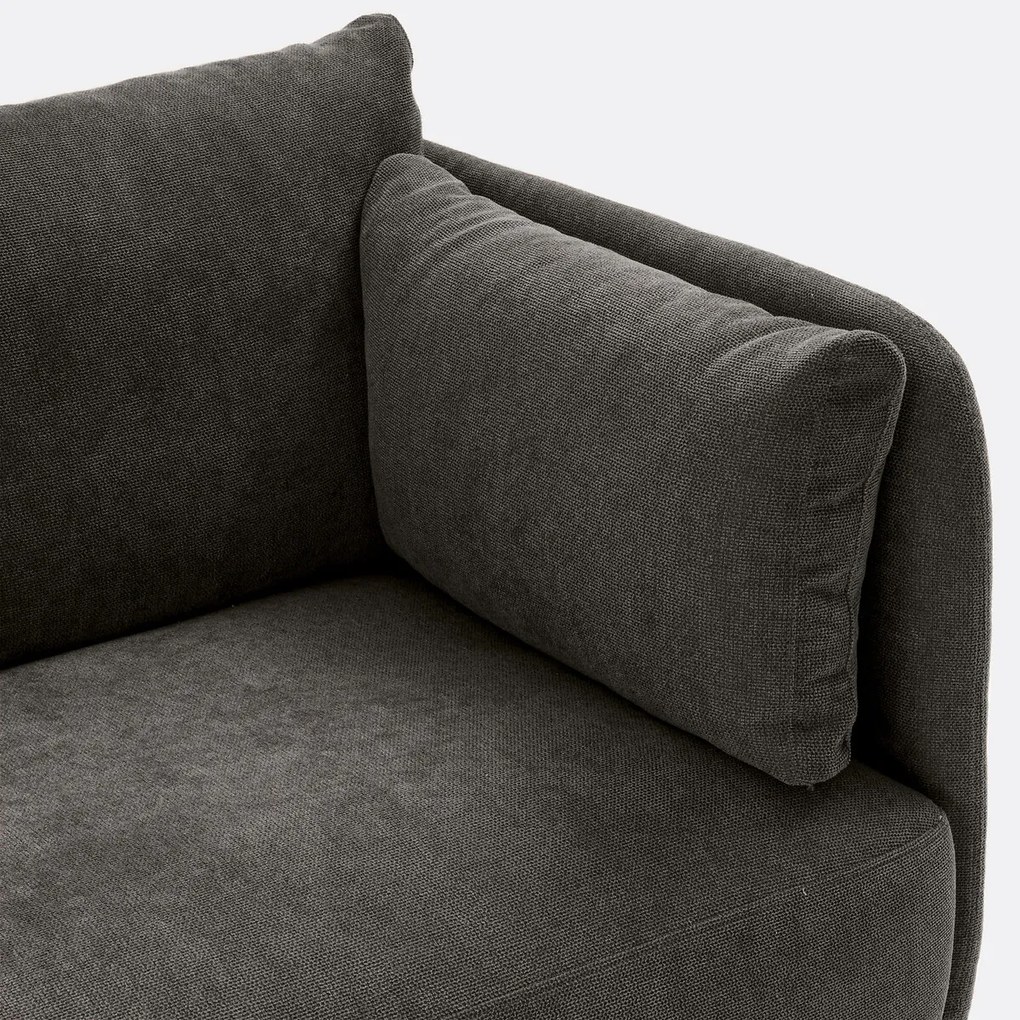 3- of 4-zits rechte bank in structuurstof, Victor