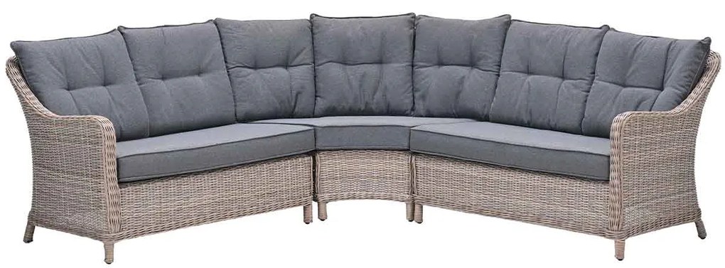 Garden Impressions Nova lounge diningset 3-delig - vintage willow