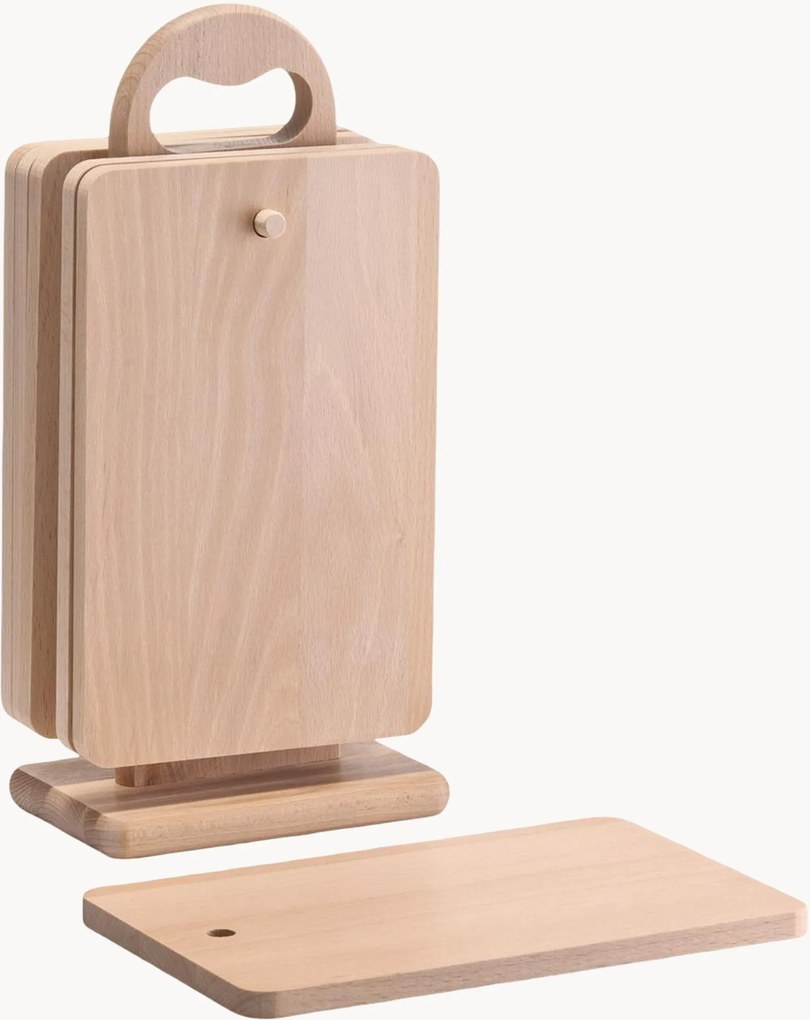 Snijplanken Coris van beukenhout, 7-delig
