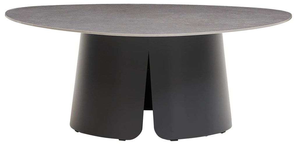 Serenno lounge tuintafel 97x97xH37 cm aluminium antraciet