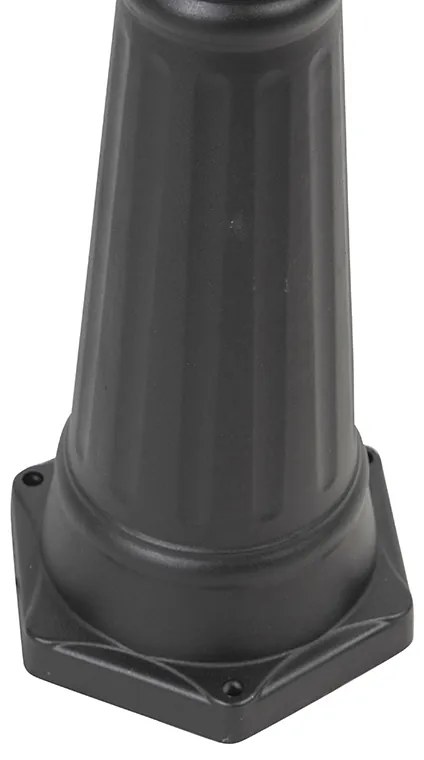 Smart buiten lantaarn zwart 3-lichts incl. Wifi ST64 - New Orleans