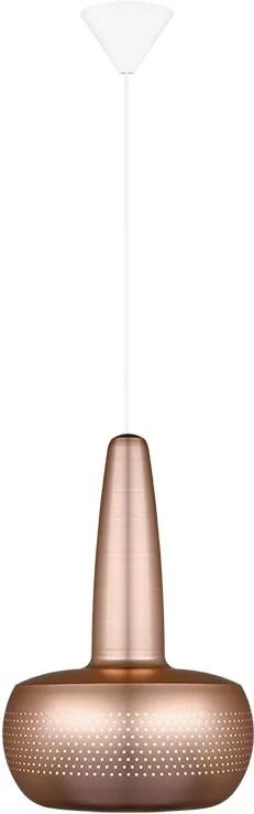 UMAGE Clava Koper - Ø 21.5 cm - Hanglamp - Koordset wit- Lampenkap - Koord - Lamp - Metaal - Organische - Metalen - Design