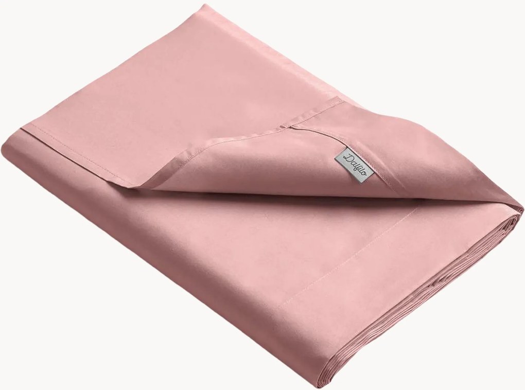 Perkal katoenen laken Mauve