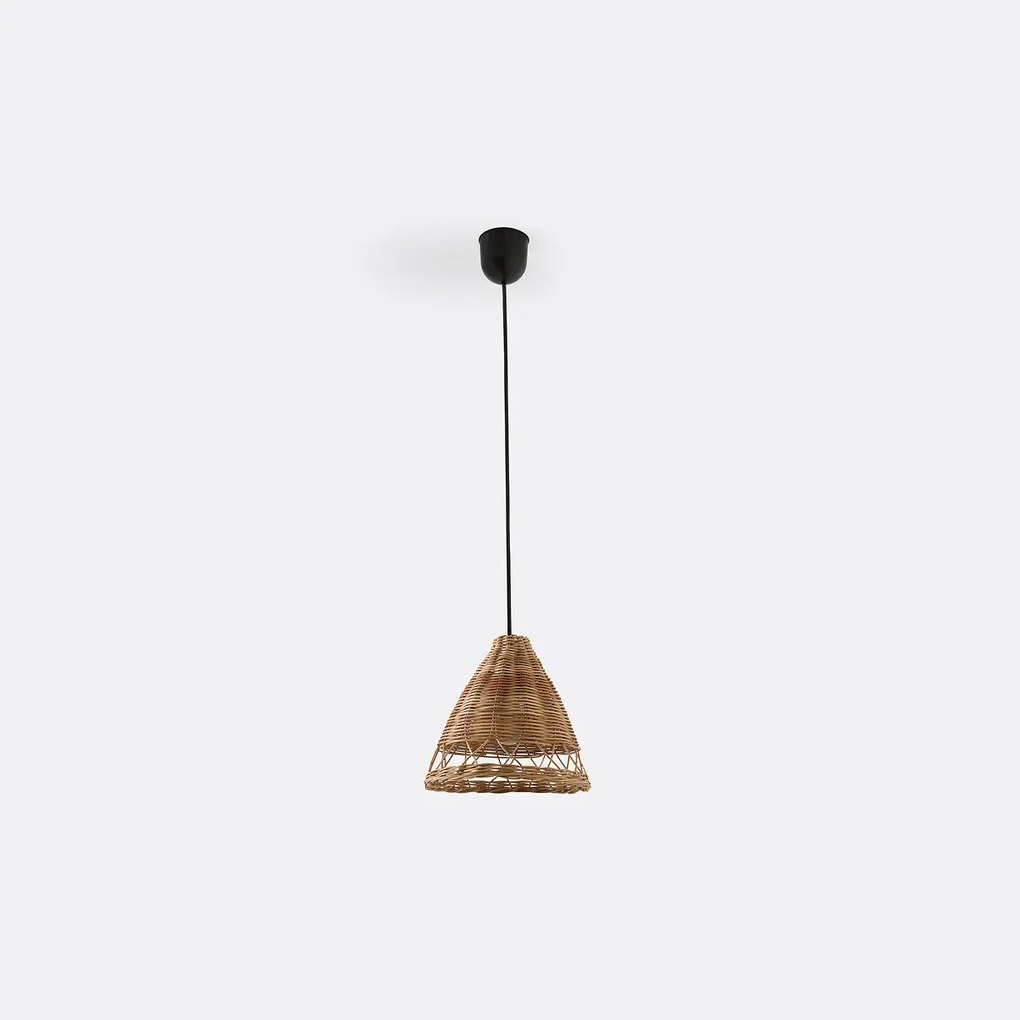 Hanglamp /handlamp in rotanØ20 cm, Alaya