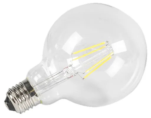 Set van 3 E27 LED filament G95 4W 320 lm 2700K