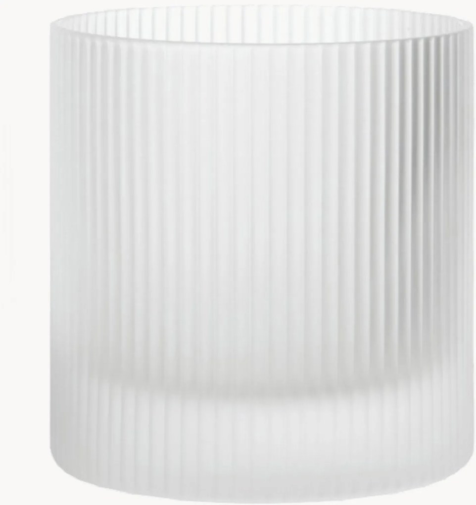 Mondgeblazen glazen tumblers Ripple, 2-delig