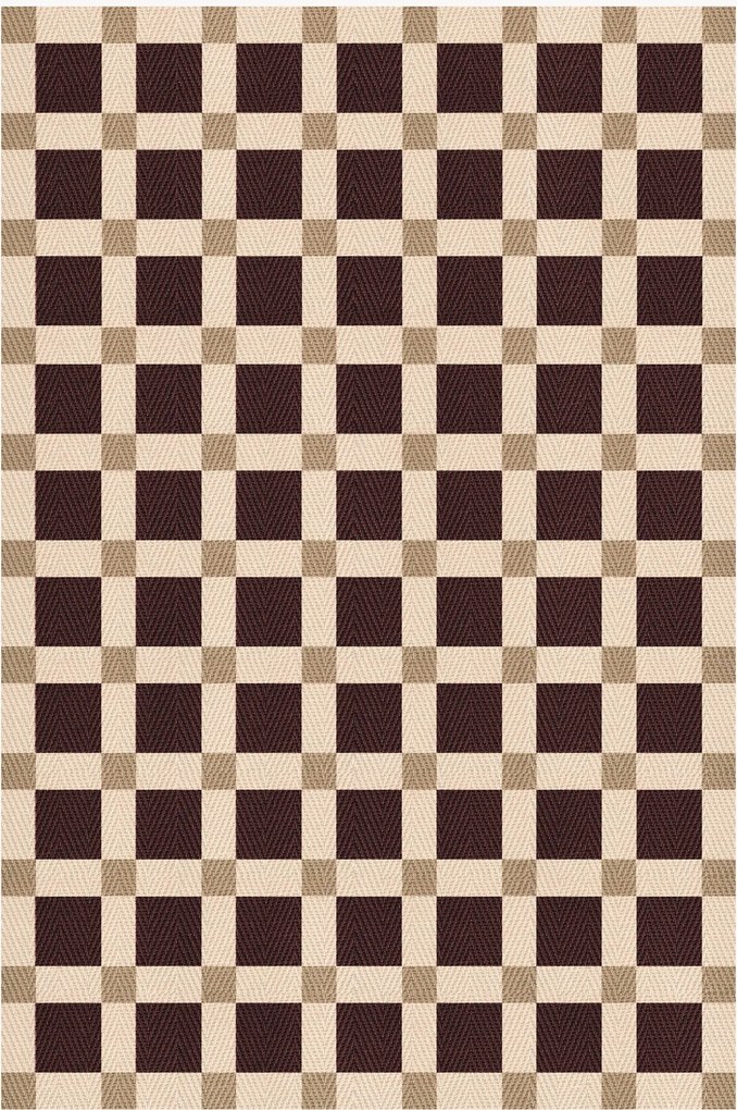 Handgeweven juten vloerkleed Sesame