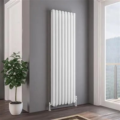 Eastbrook Tunstall dubbele radiator 55x180cm 1904W wit mat